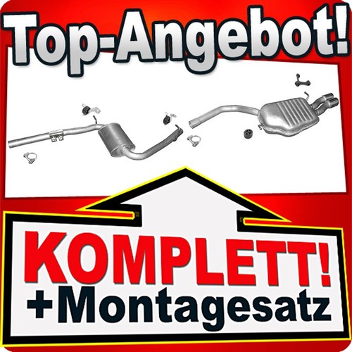 Auspuff für audi - für,
