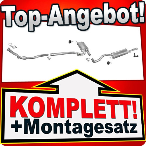 Auspuff für audi - auspuff, 1.8