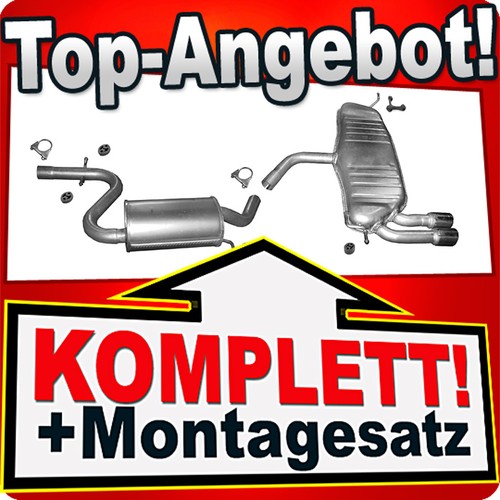 Auspuff für audi - 2.0, fsi