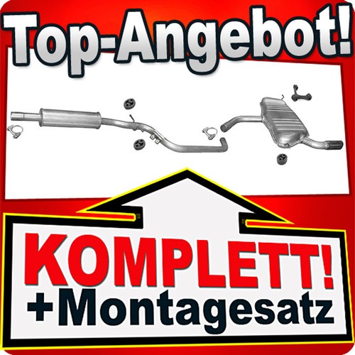 Auspuff für audi - a3, 1.6