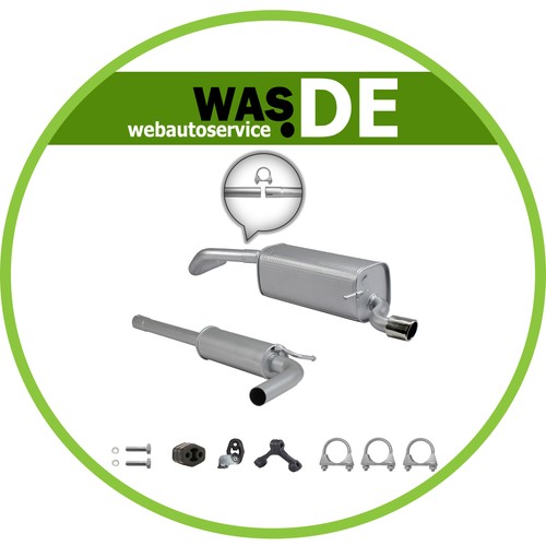 Auspuffanlage für polo - auspuffanlage, 6r