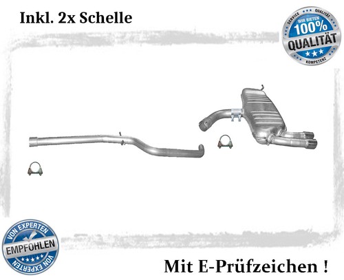 Auspuffanlage für audi - audi, a3
