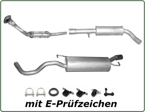 Auspuffanlage mit kat audi - mit, tt