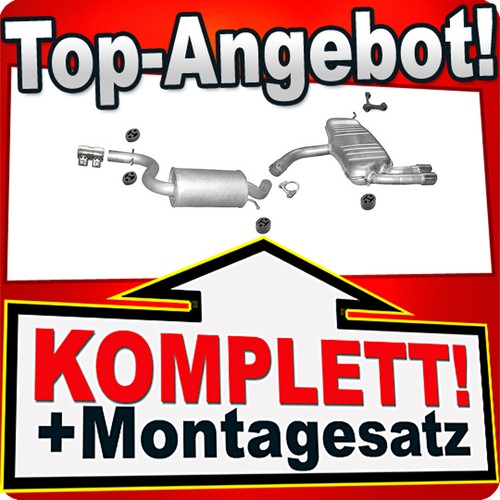 Auspuff für golf 2 - v, 2.0