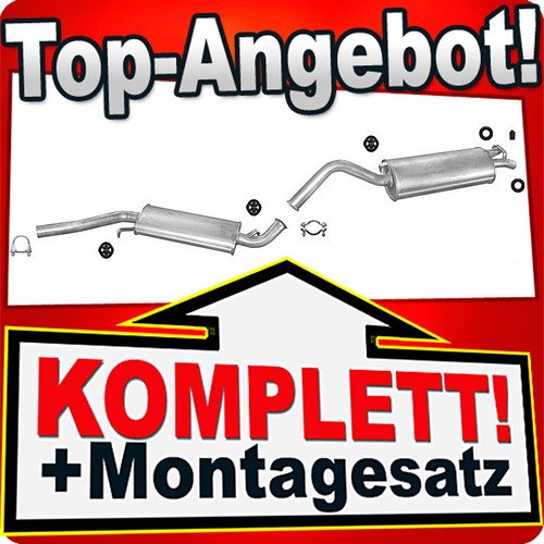 Auspuff für audi - 100, (c3,