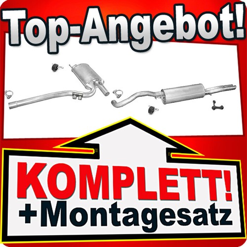 Auspuff für audi 1 - für, 1.8