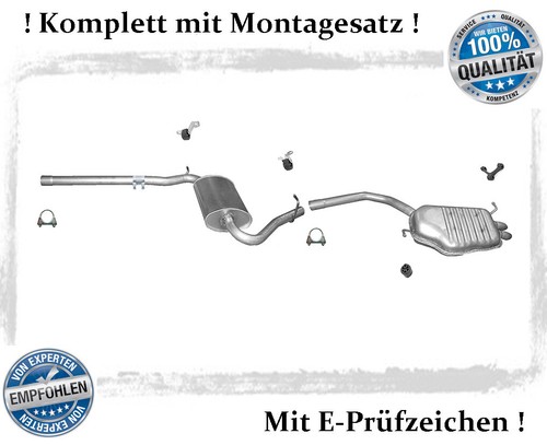 Auspuffanlage für audi - auspuffanlage,
