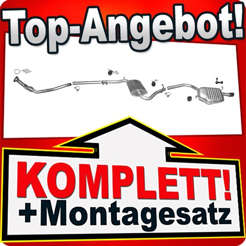 Auspuff für audi 1 6 - a4, b7