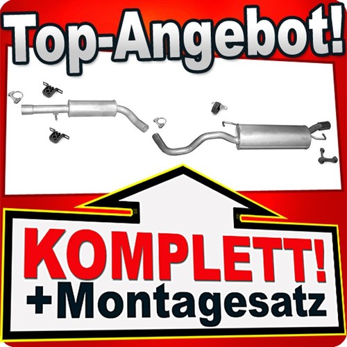 Auspuff für audi - auspuff, 1.8
