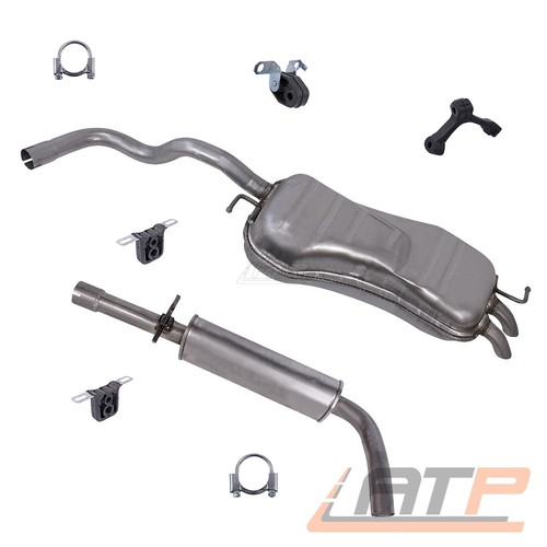 Auspuffanlage mittel - auspuffanlage, mittel-