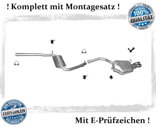 Auspuffanlage audi - a4, (