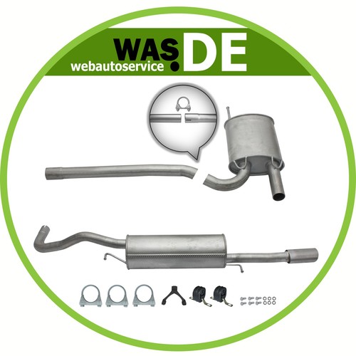Auspuff audi 1 6 - , b5
